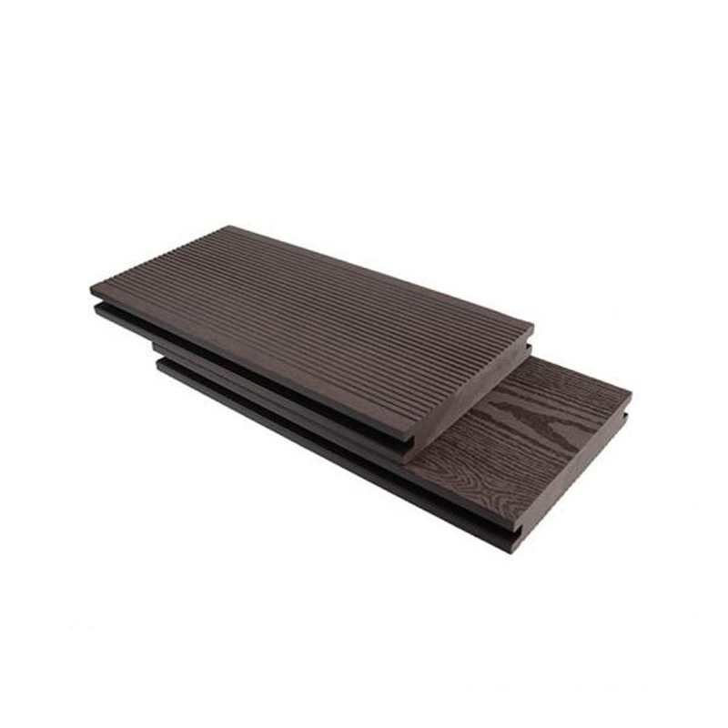 SRL-DEK 150*25mm সলিড কম্পোজিট ডেকিং WPC উপাদান থেকে তৈরি