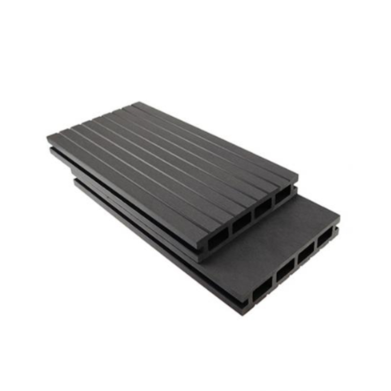 SRL-DEK 140*25mm ওয়াটারপ্রুফ রিসাইকেলড WPC হোলো ডেকিং আউটডোর ব্যবহারের জন্য